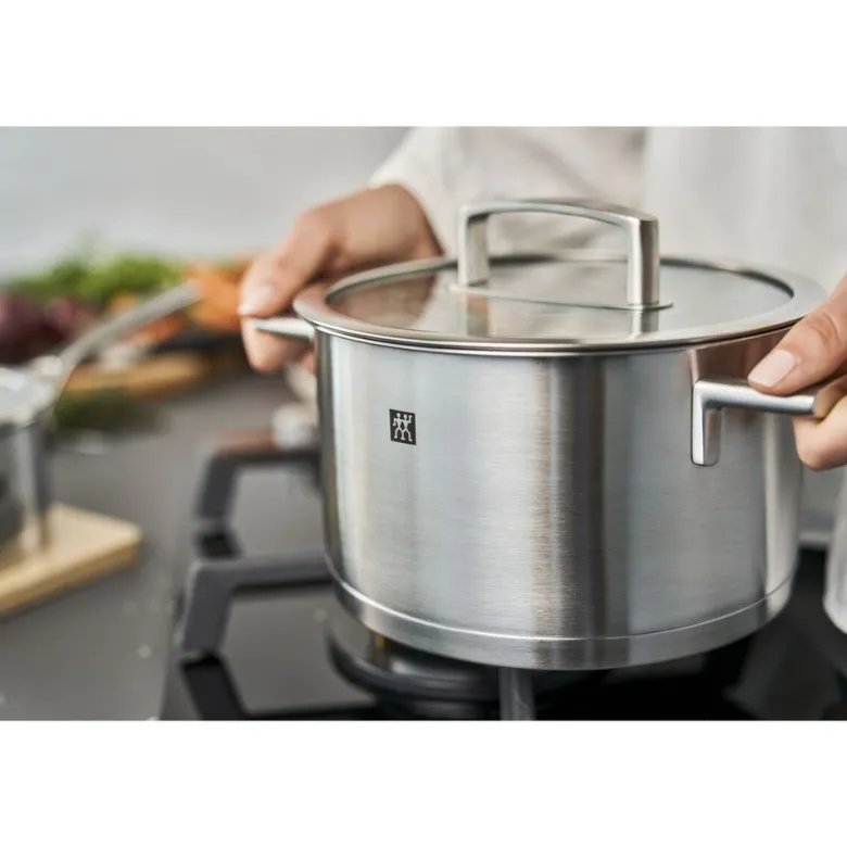Zwilling Vitality Batteria Pentole In Acciaio Inox 18/10 - Set 5 Pz